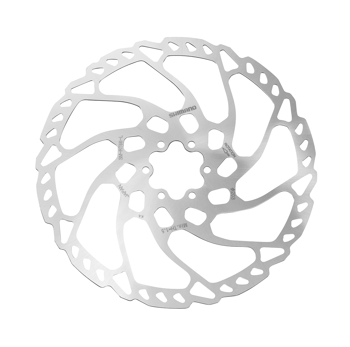 Shimano Bromsskiva 203 6-bult RT66 