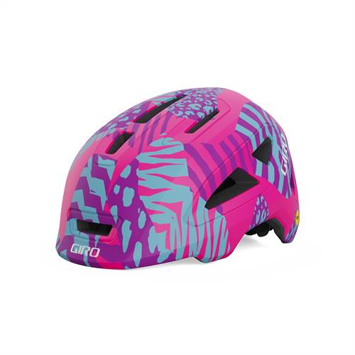 giro scamp mips pink animal xs