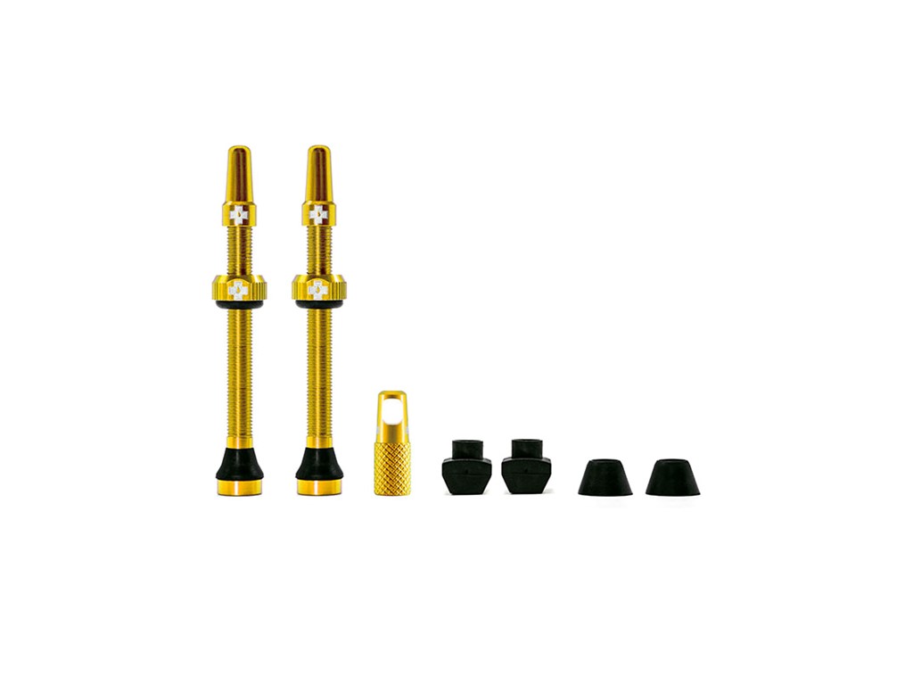 Muc-Off Tubeless Valve Kit 60mm Guld
