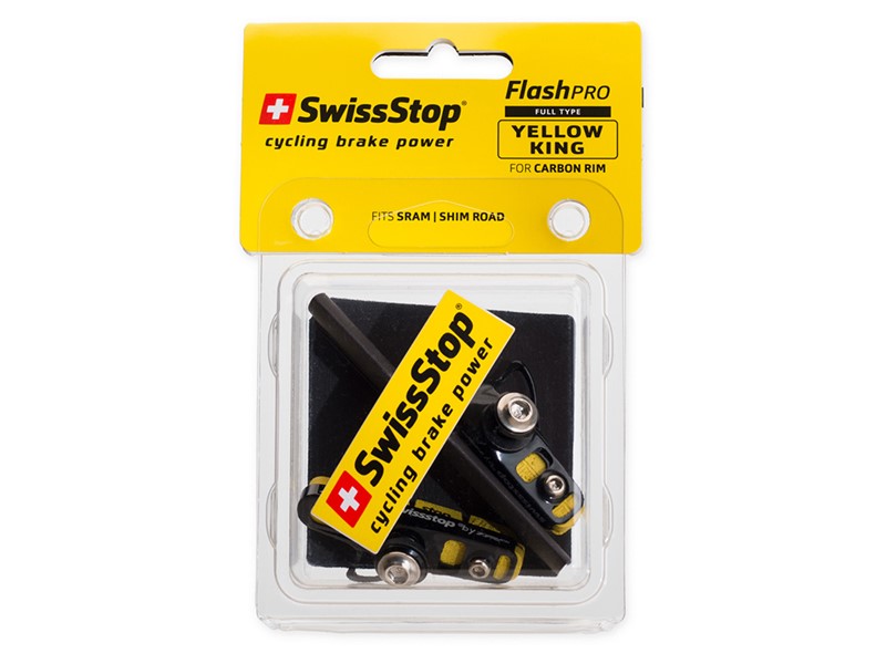 SwissStop Bromsbelägg Full FlashPro Yellow King (Shimano/Sram)