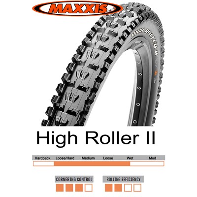 Maxxis High Roller II 29x2.5WT 3C MaxxTerra EXO/TR,60TPI Vikb 