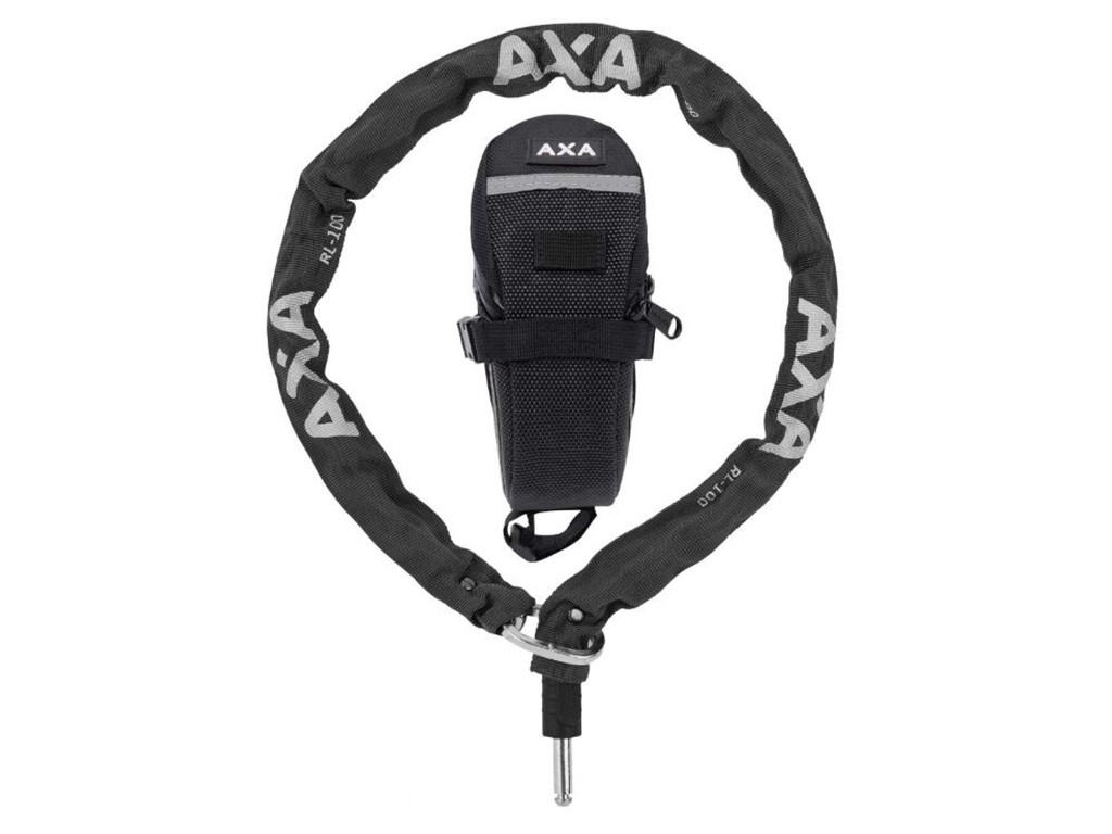AXA Plug in chain RLC-100 Ink. Sadelväska 