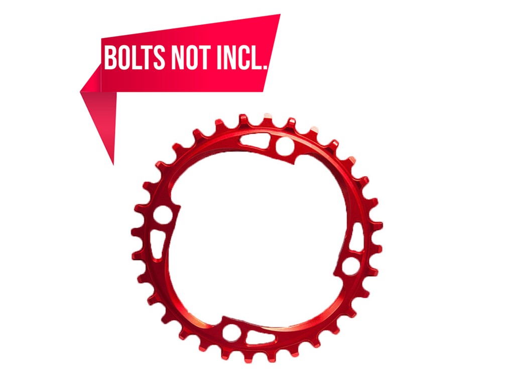 ABSOLUTEBLACK Chainring 104 mm 4 holes 