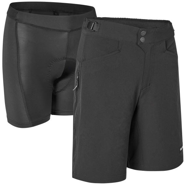 GripGrab Flow 2in1 Shorts, Dam